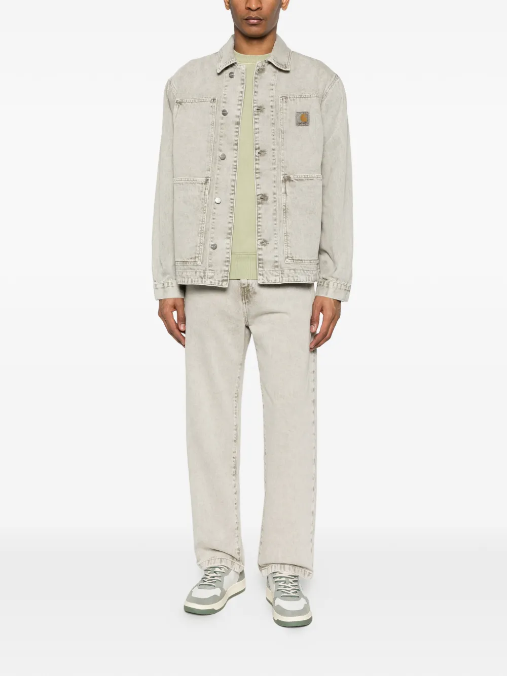  Carhartt Wip Button Cotton Jacket - Neutrals 