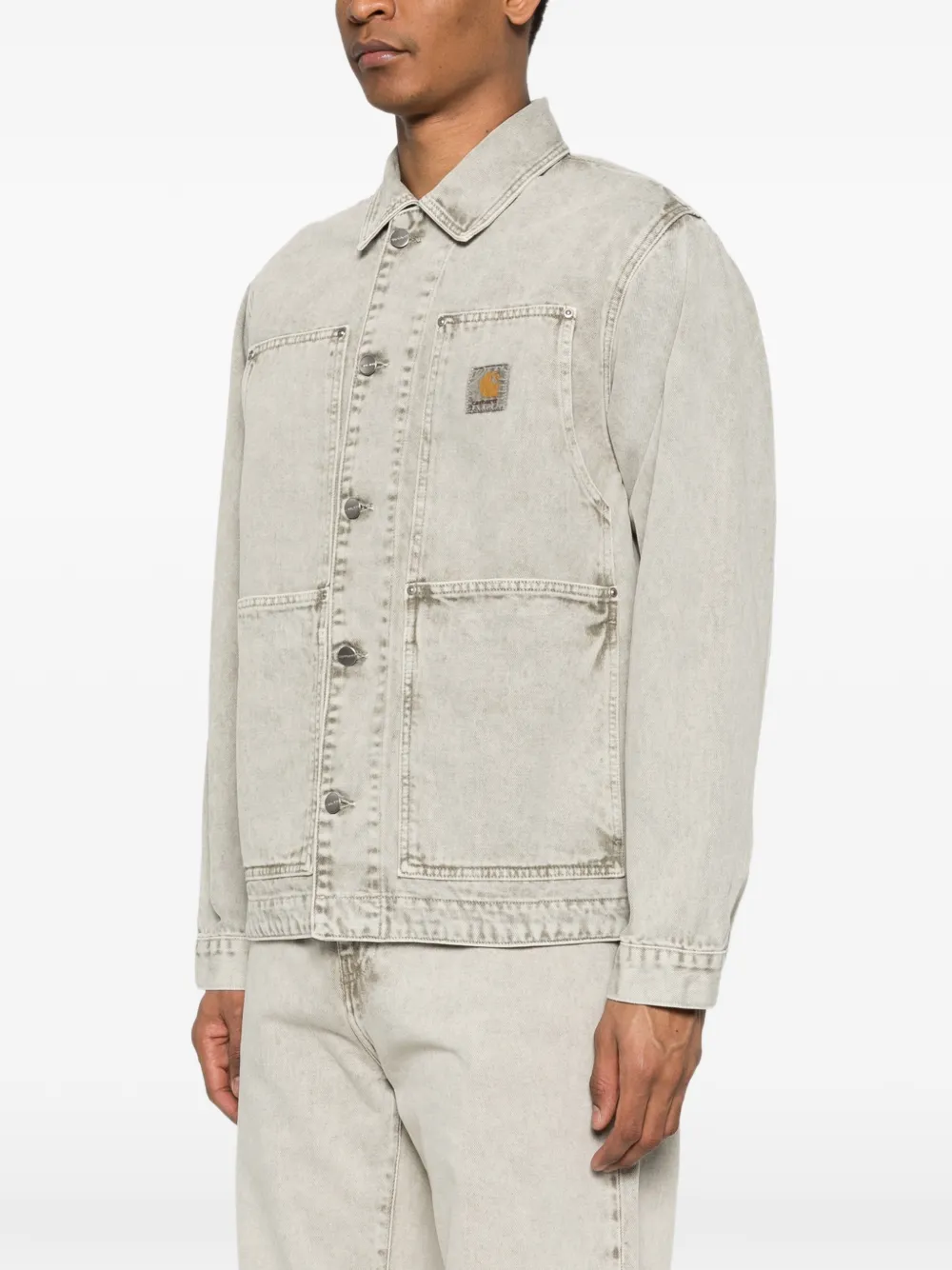  Carhartt Wip Button Cotton Jacket - Neutrals 