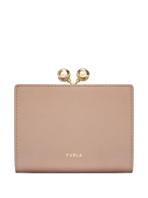 Furla sfera clasp leather coin case