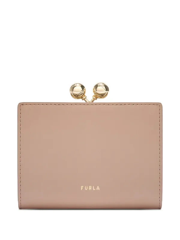 Furla Sfera Clasp Leather Coin Case | Neutrals | FARFETCH