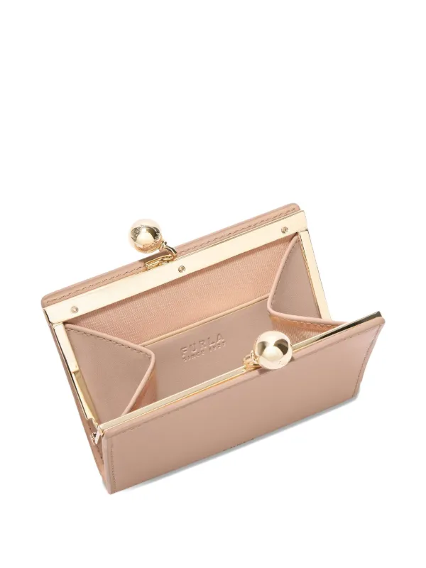 Furla Sfera Clasp Leather Coin Case | Neutrals | FARFETCH