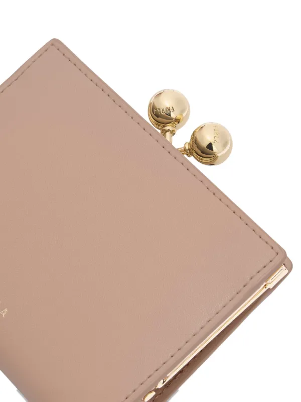 Furla Sfera Clasp Leather Coin Case | Neutrals | FARFETCH