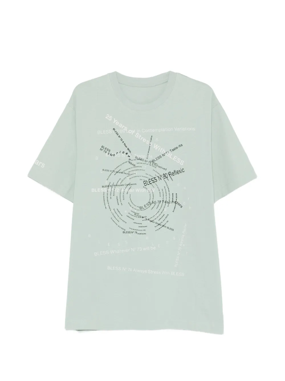 Bless Printed T-shirt In Green