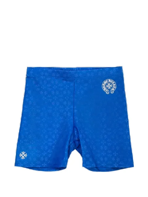 Chrome Hearts Horseshoe logo-detail biking shorts