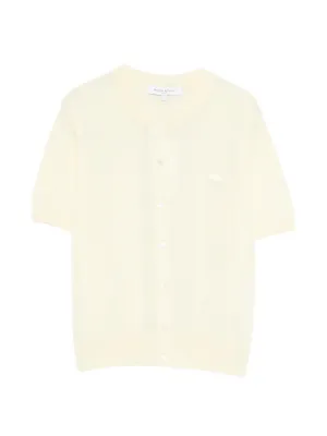 AMI Paris Suéter Gola V Com Mangas Curtas | Neutro | FARFETCH BR