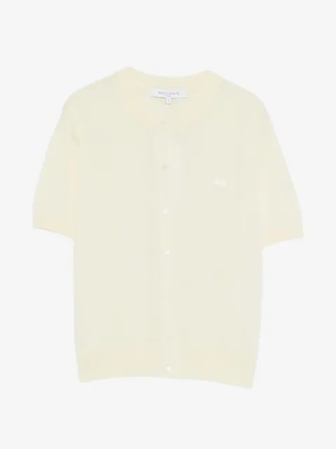 Maison Kitsuné logo-patch cardigan