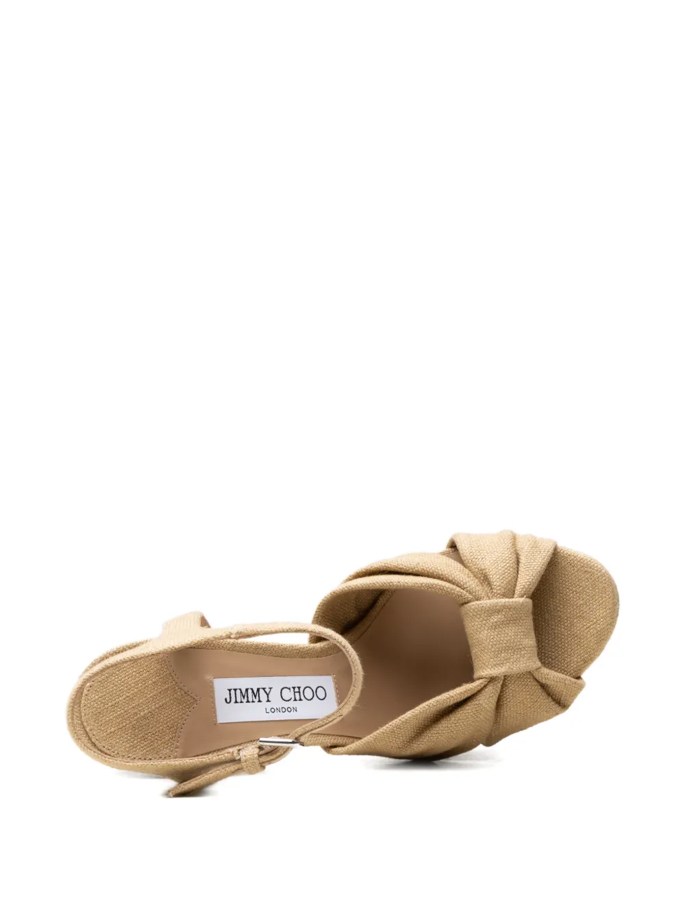 Jimmy Choo platform-heel sandals Beige