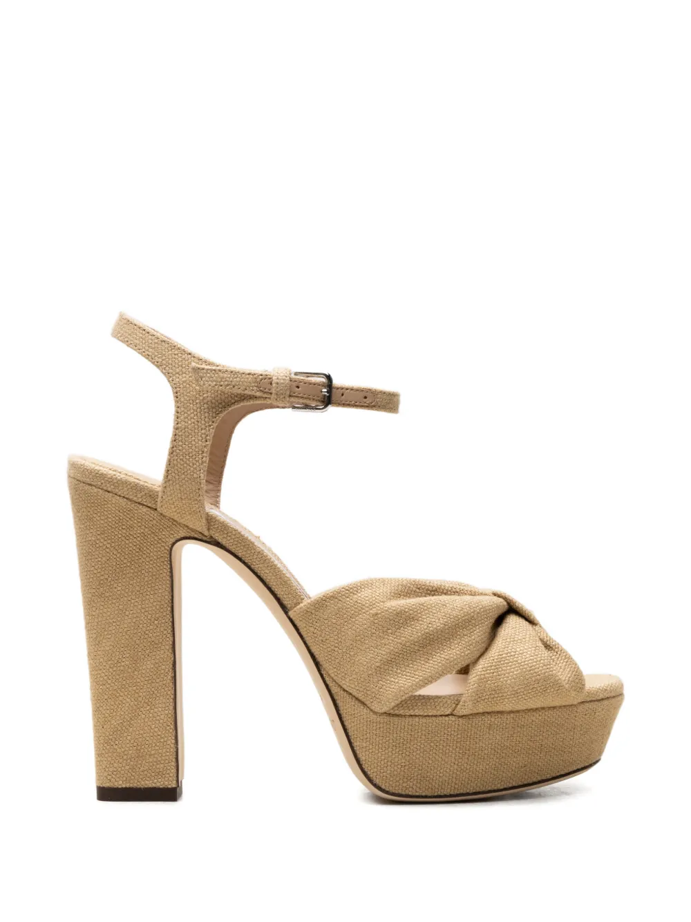 Jimmy Choo platform-heel sandals Beige