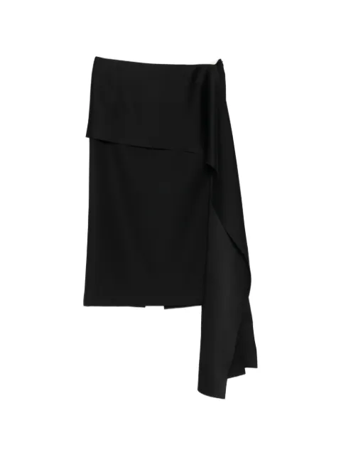 Carven falda midi con diseño asimétrico