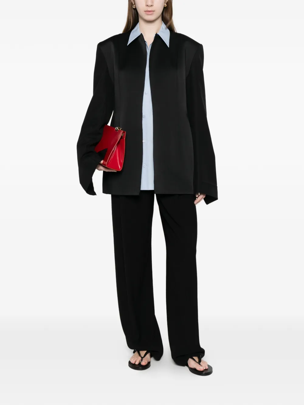  Carven Deconstructed Blazer - Black 