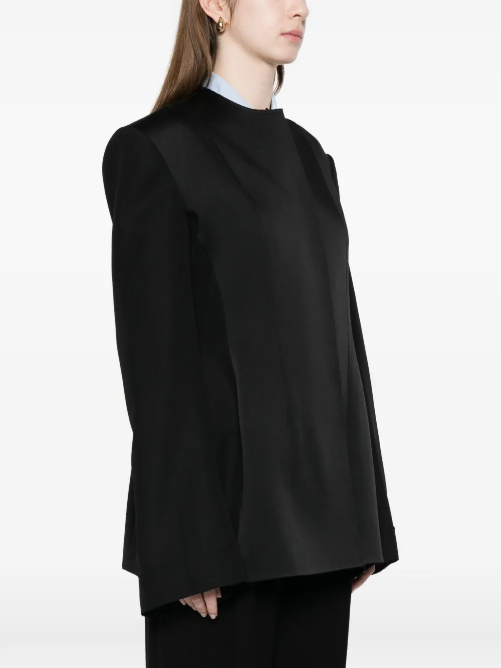  Carven Deconstructed Blazer - Black 