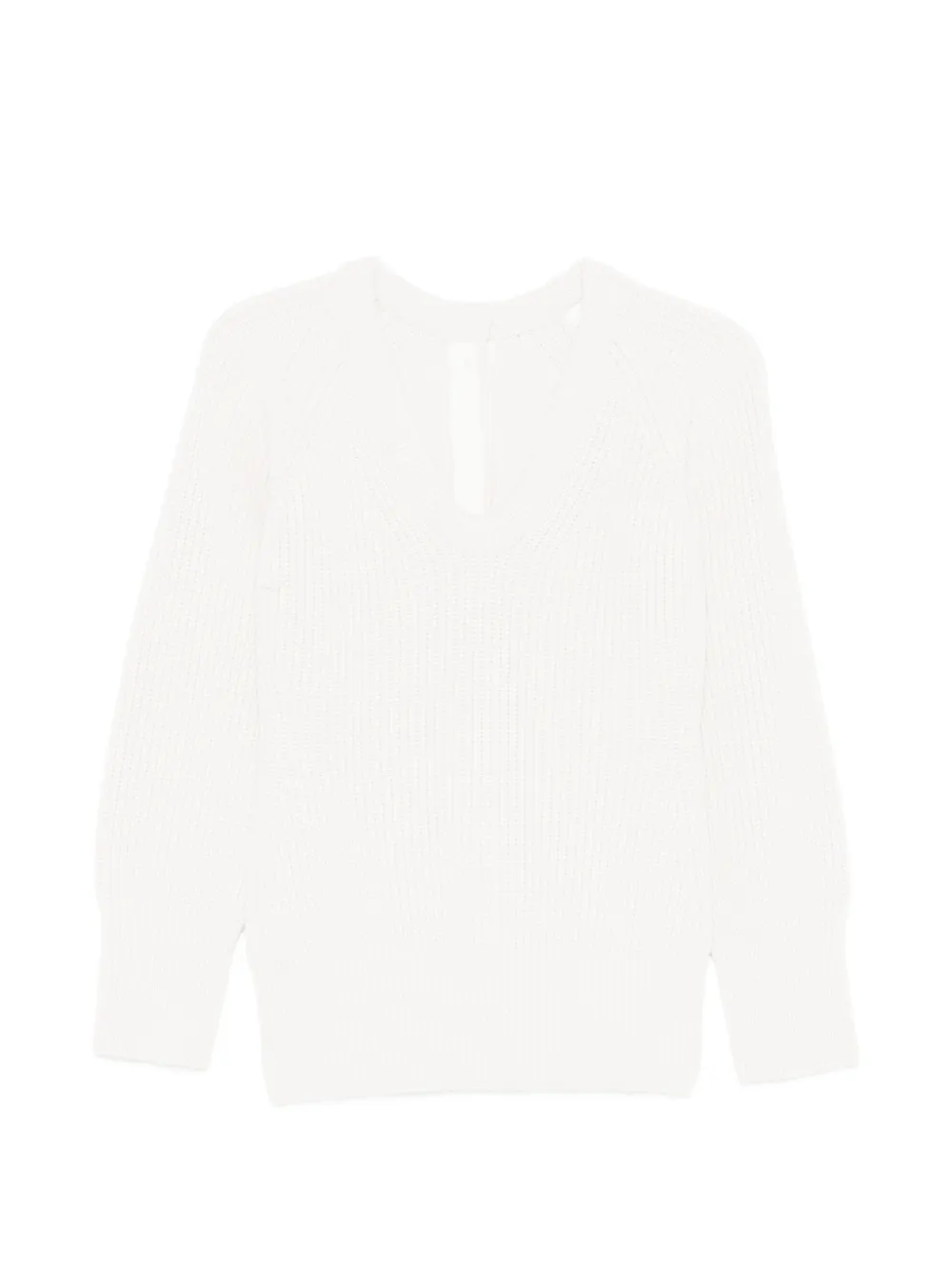 Carven V-neck sweater - Neutrals