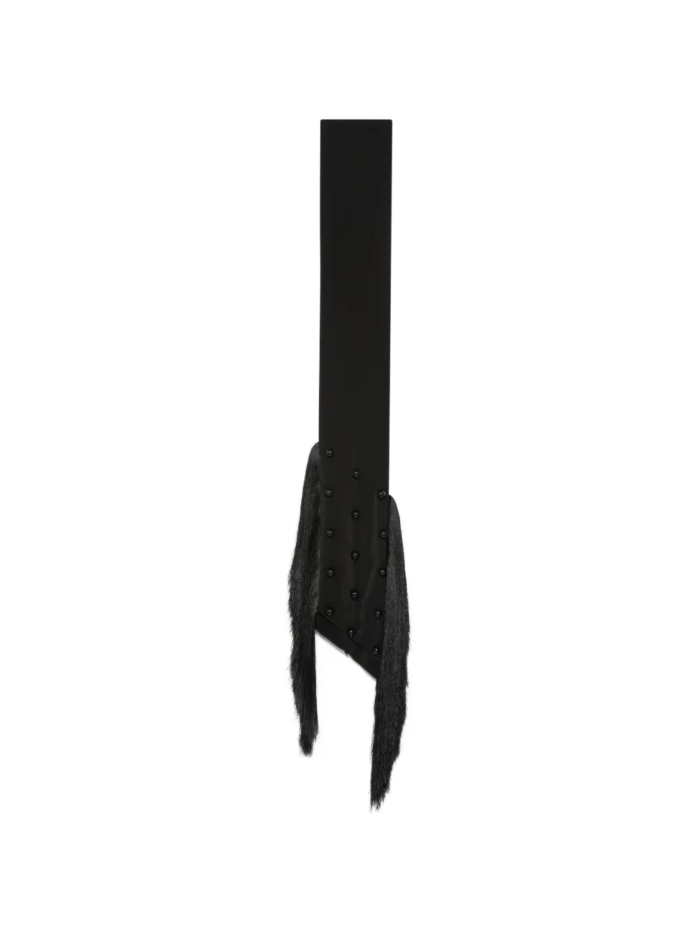 Carven fringed scarf - Nero