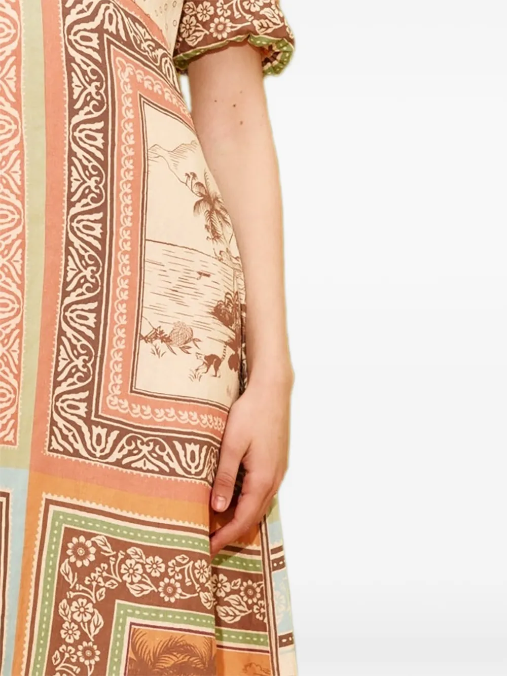  Alemais Alberta Midi Dress - Neutrals 