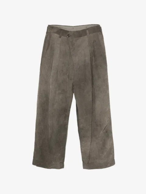 Ziggy Chen Pantaloni gessati con piega