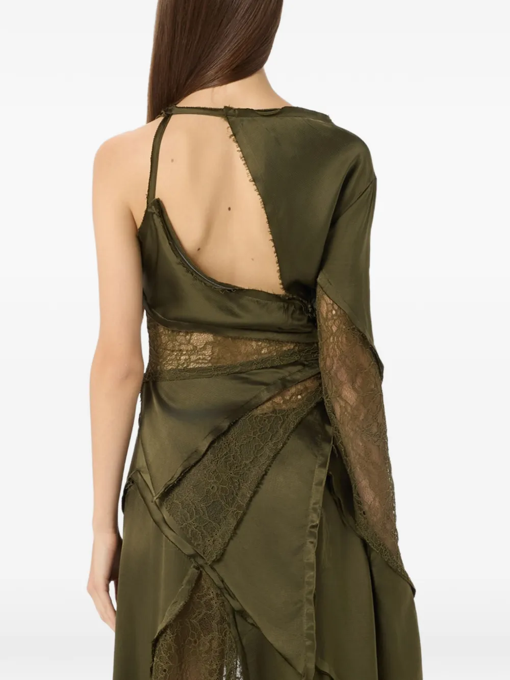 Blumarine Asymmetrische top Groen