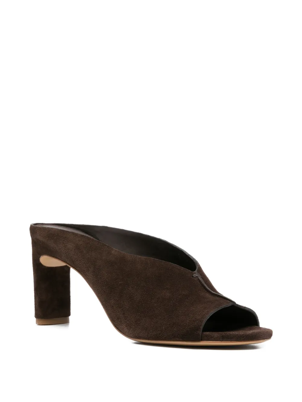 Del Carlo Metis sandalen met open neus Bruin