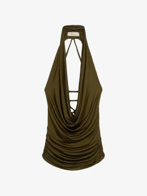 Blumarine top drapeado