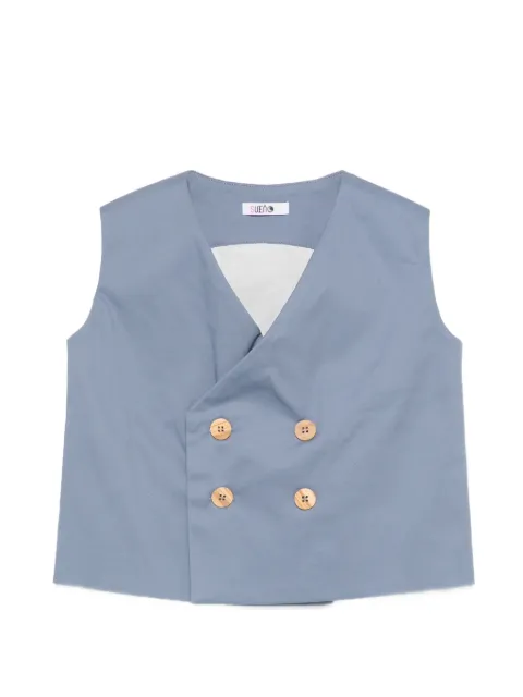 SUENOS Kidswear double-breasted waistcoat