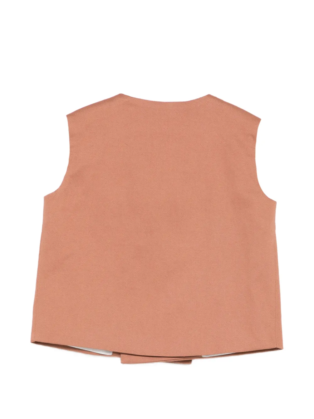  Suenos Kidswear Double-breasted Waistcoat - Brown 