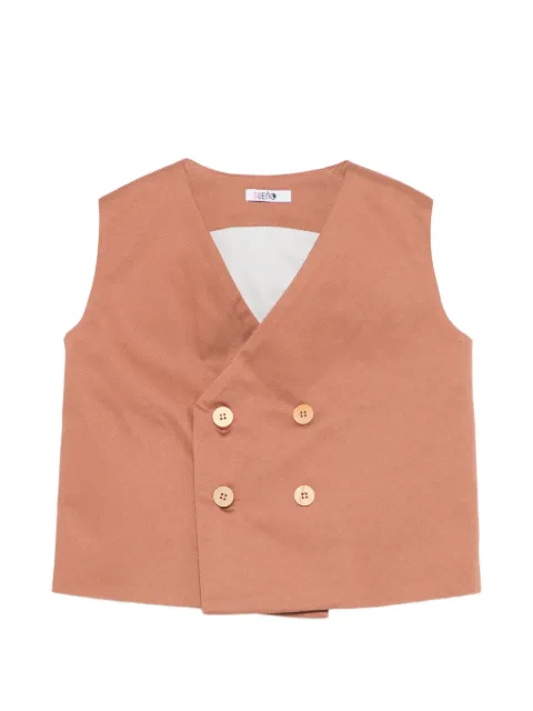 SUENOS Kidswear double-breasted waistcoat