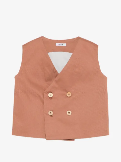 SUENOS Kidswear double-breasted waistcoat