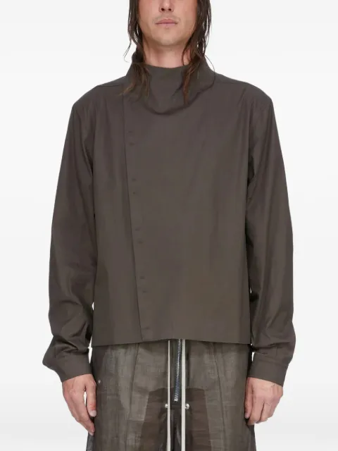Rick Owens chamarra con botones y cuello alzado