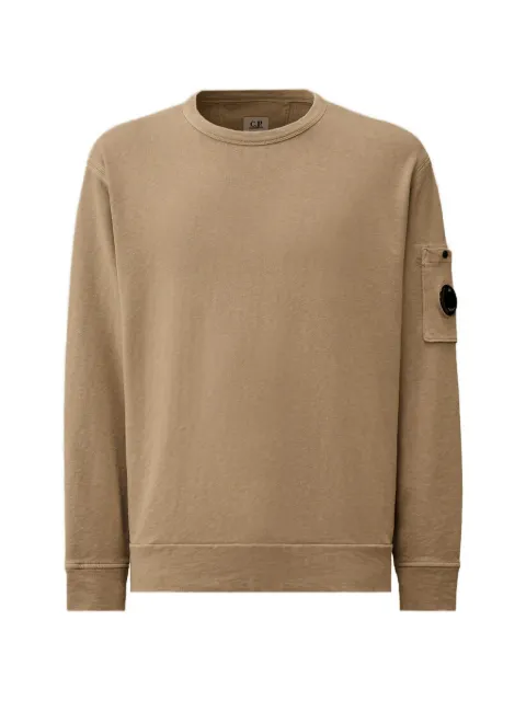 C.P. Company malfilè fleece Lens crewneck sweatshirt