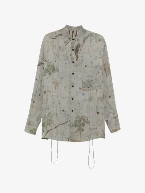 Ziggy Chen camisa con estampado floral