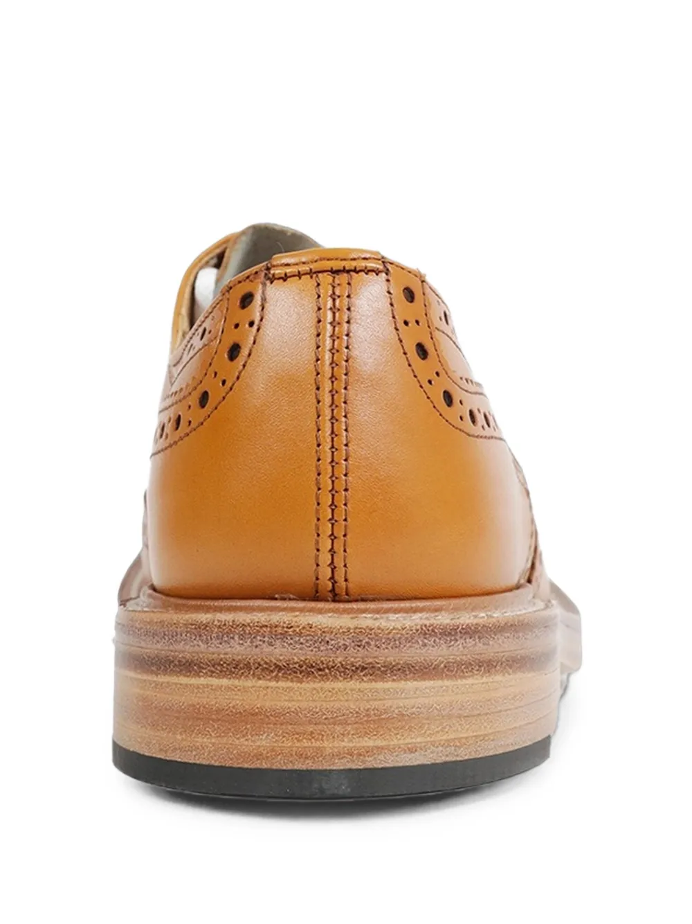 Junya Watanabe perforated leather DDerby shoes Beige