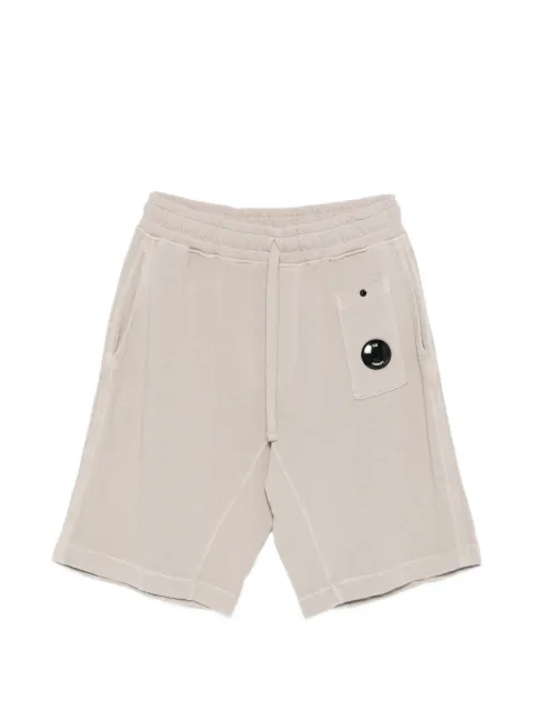 C.P. Company logo-detail track shorts