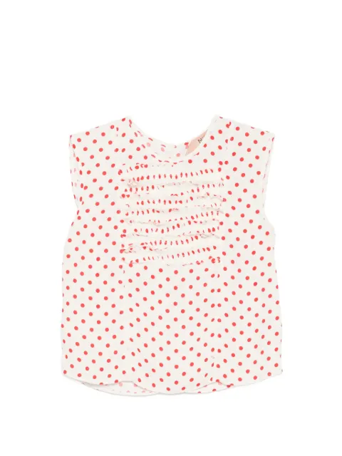 Nº21 polka-dot-pattern blouse