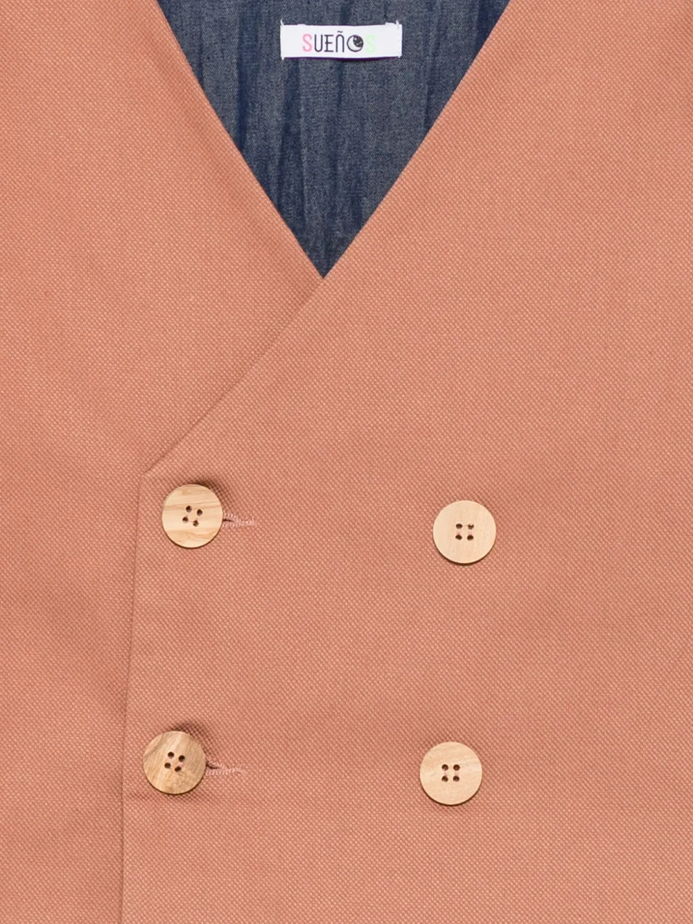  Suenos Kidswear Double-breasted Blazer - Brown 