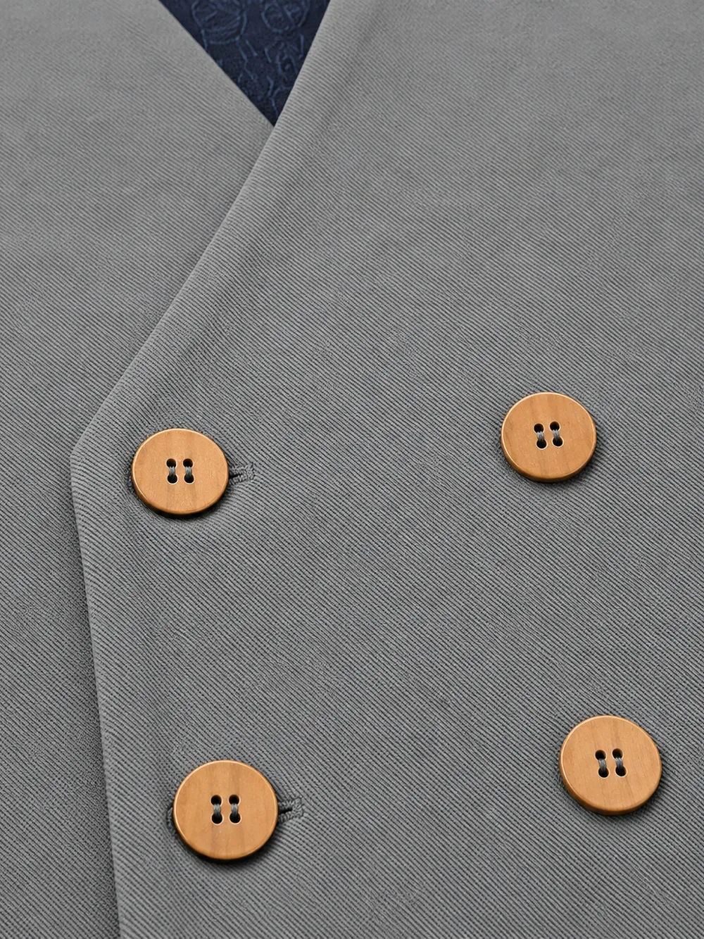 SUENOS Kidswear Kraagloze blazer met dubbele rij knopen Groen
