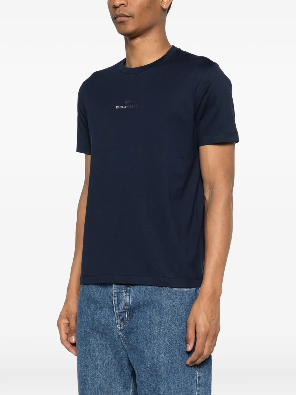Paul & Shark T-shirt met logo Beige