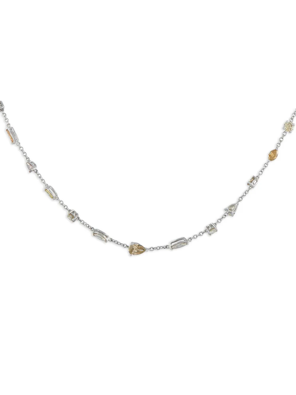 LB Exclusive multicoloured diamond necklace - Argento