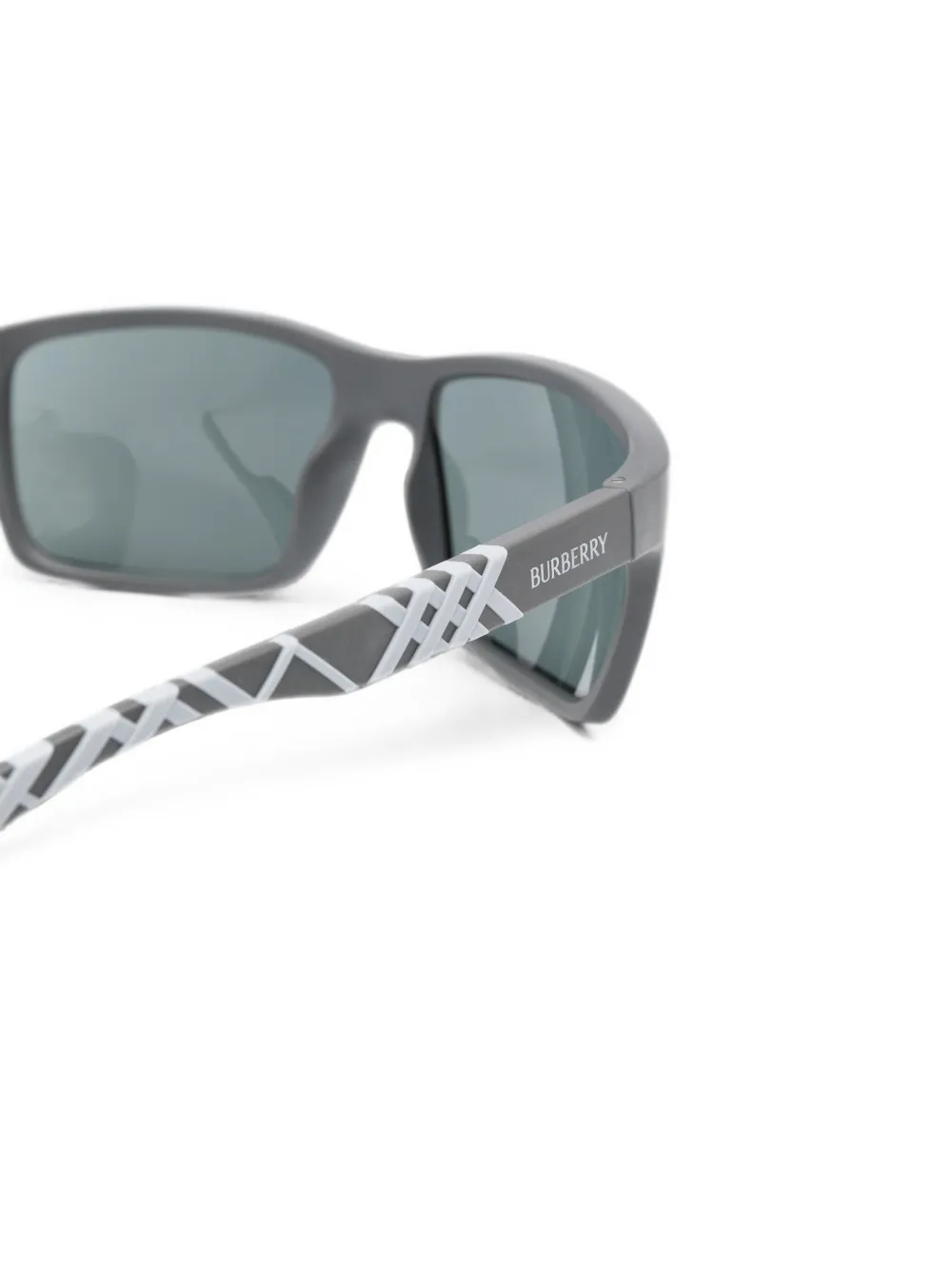 Burberry Eyewear Zonnebril met rechthoekig montuur Grijs