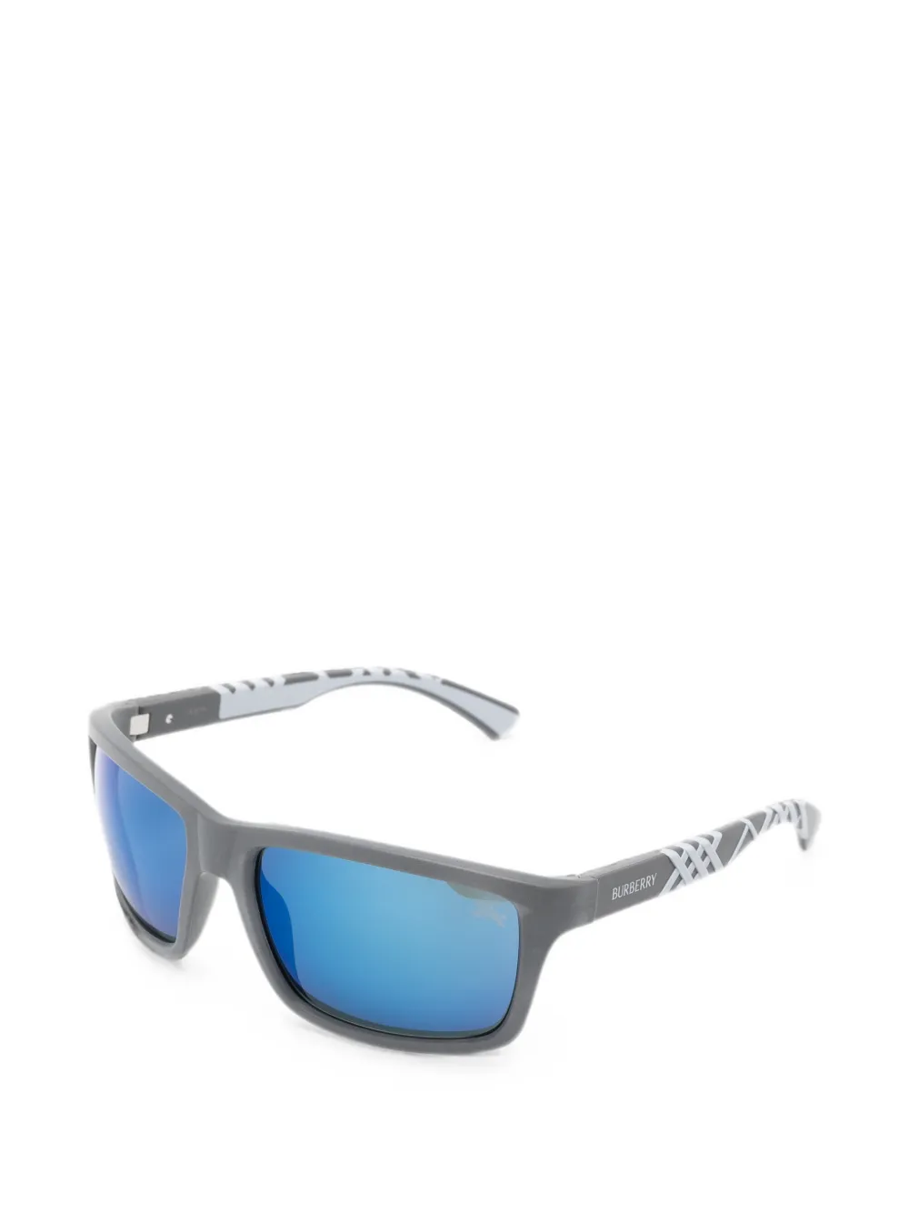 Burberry Eyewear Zonnebril met rechthoekig montuur Grijs