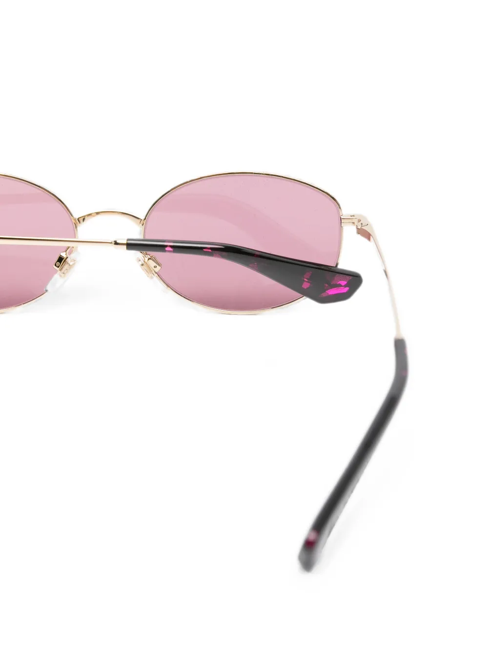 Burberry Eyewear Zonnebril met ovalen montuur Goud