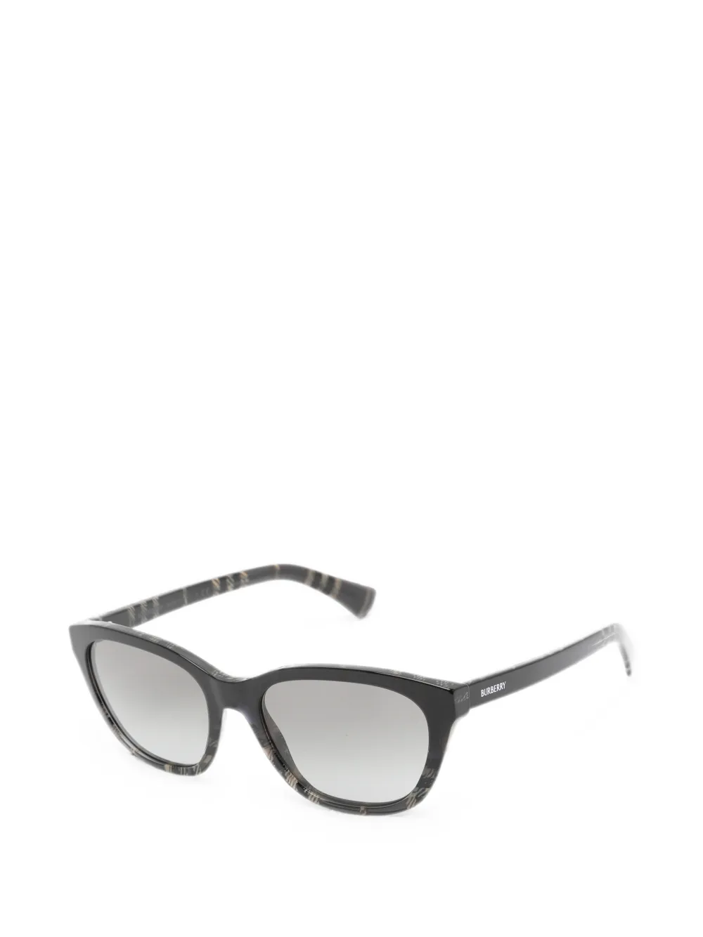 Burberry Eyewear Zonnebril met geruit patroon Grijs