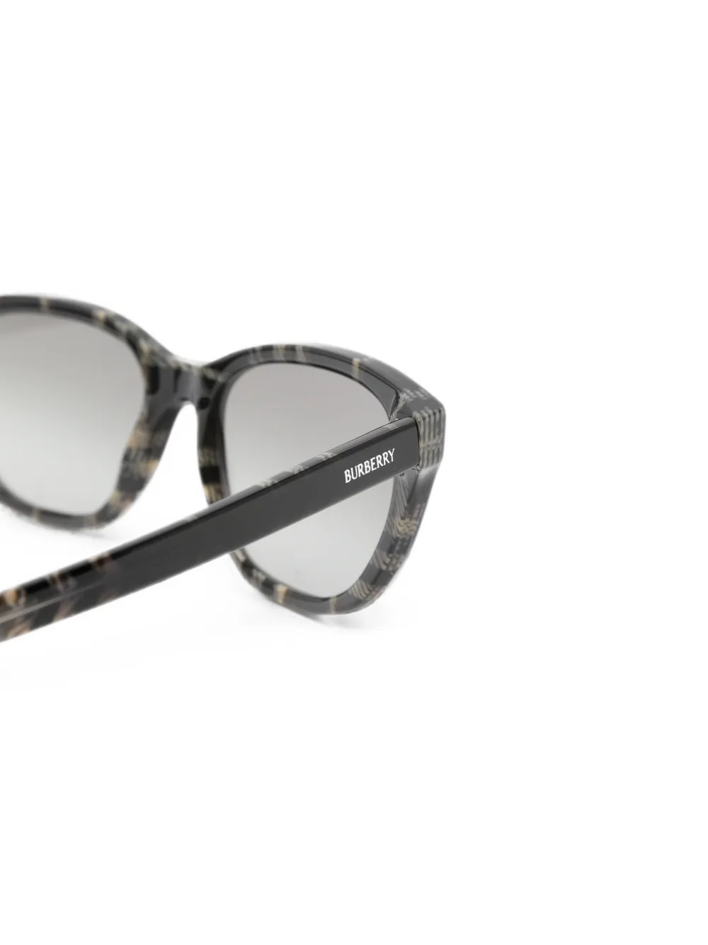 Burberry Eyewear Zonnebril met geruit patroon Grijs