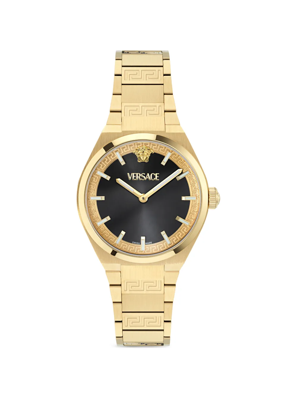 Versace V-Auria Armbanduhr 35 mm - Schwarz