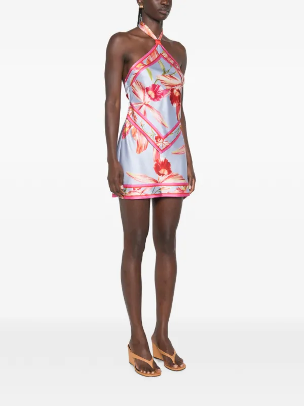 retrofete silk mini dress Clever Silk Mini Dress  Retrofete