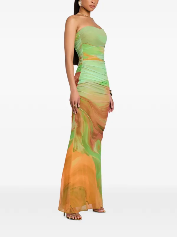 retrofete dress green Isadore in Multi caftan simple
