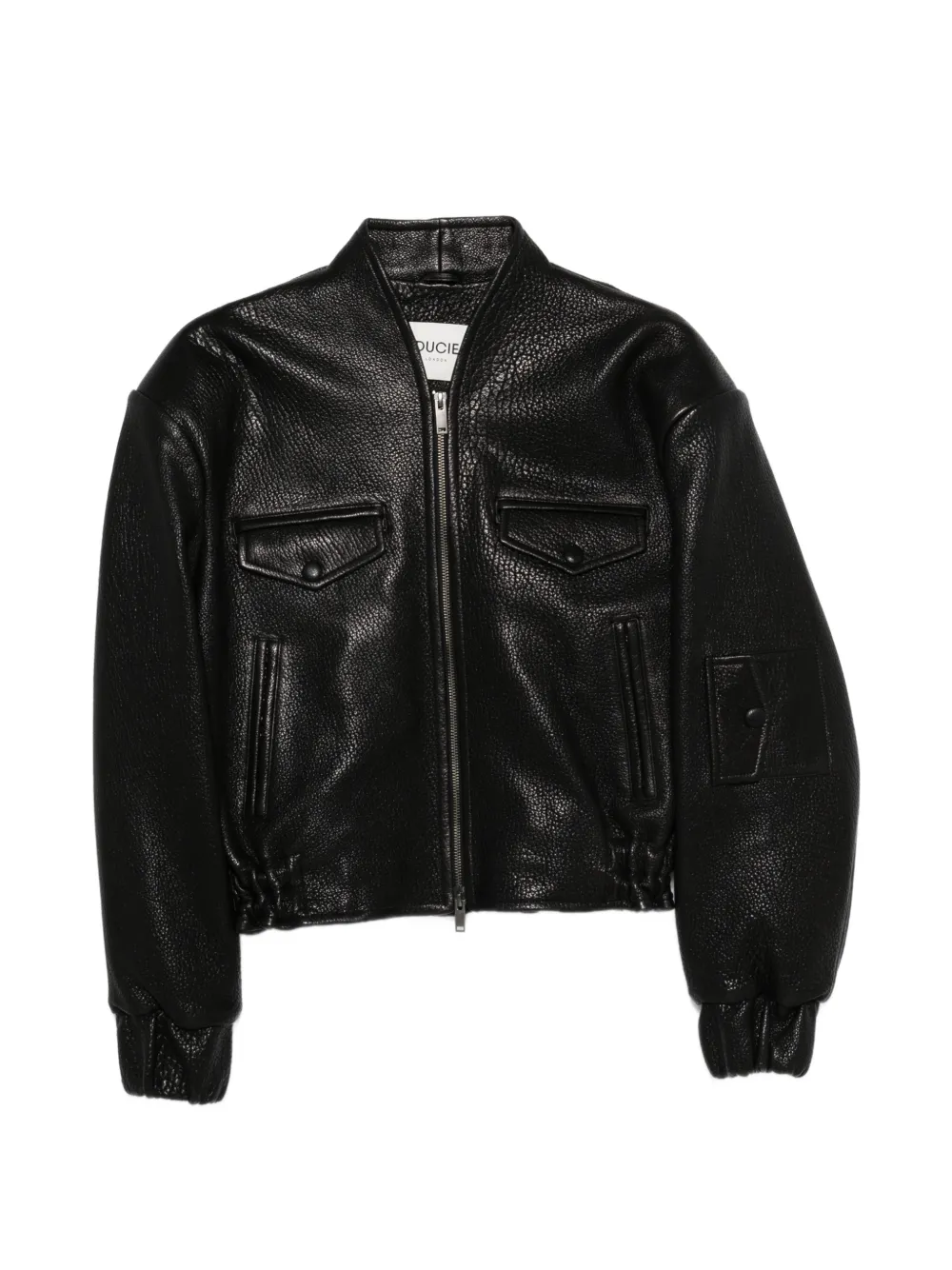 ducie DUCIE FRANKIE LEATHER JACKET - Nero