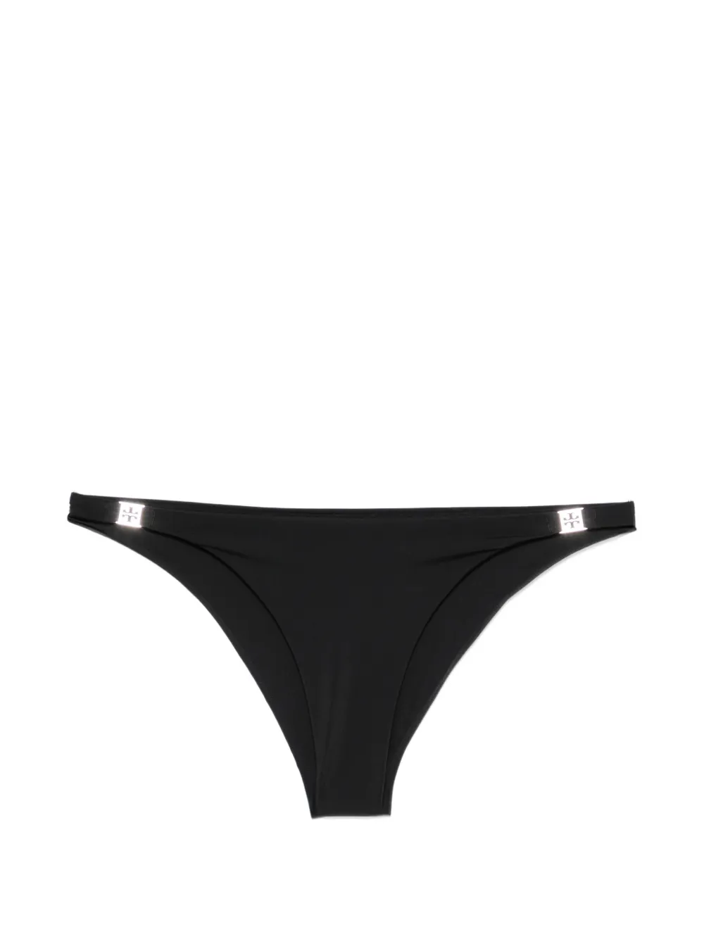 Tory Burch logo-plaque bikini bottoms - Nero