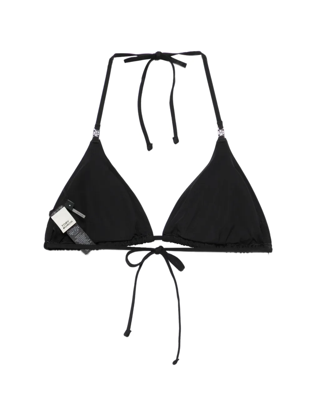 Tory Burch Solid bikinitop Zwart