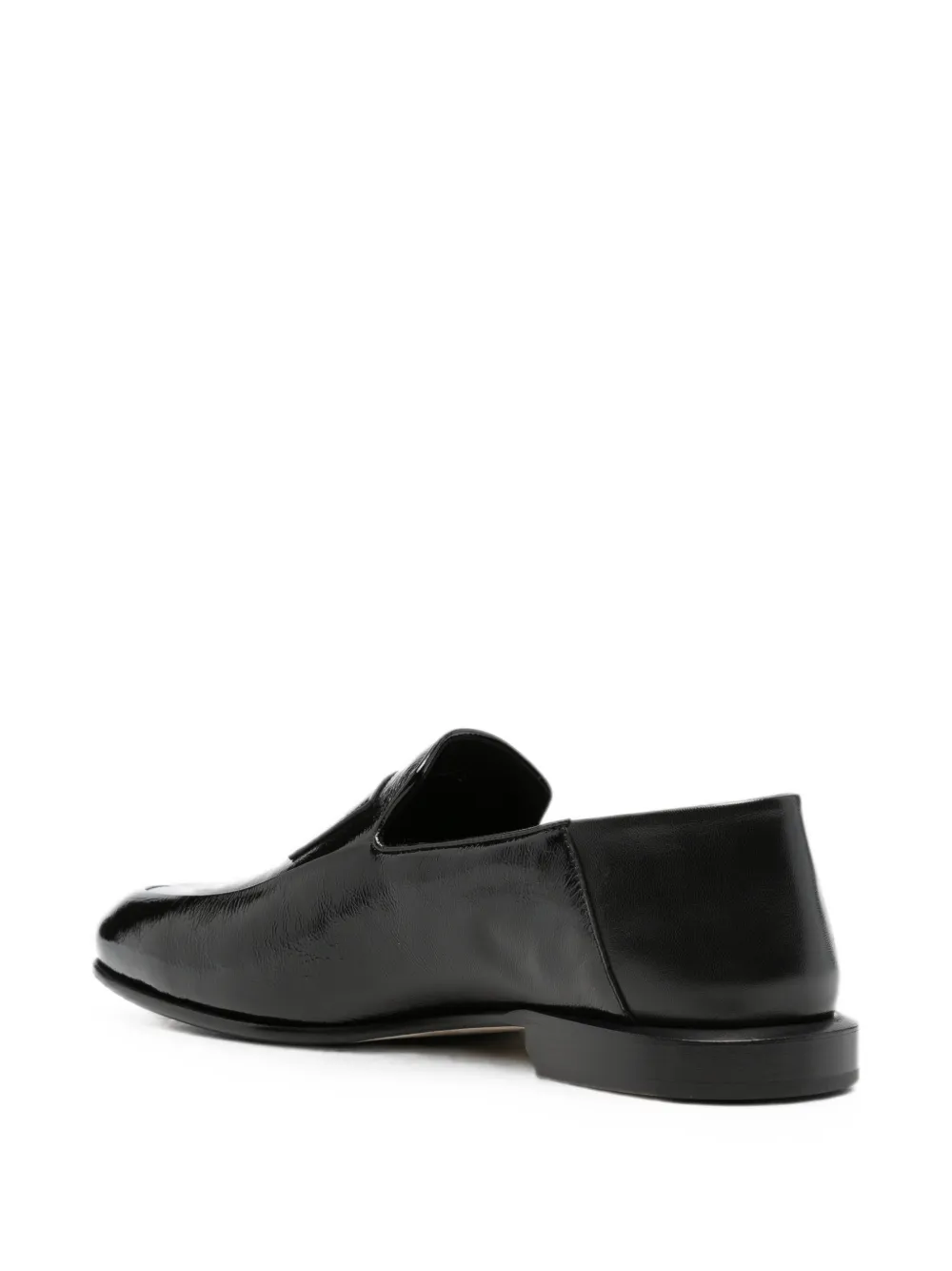 Givenchy Label logo-embossed loafers Zwart