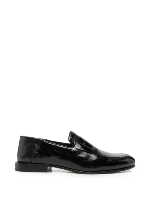 Givenchy logo-plaque leather loafers