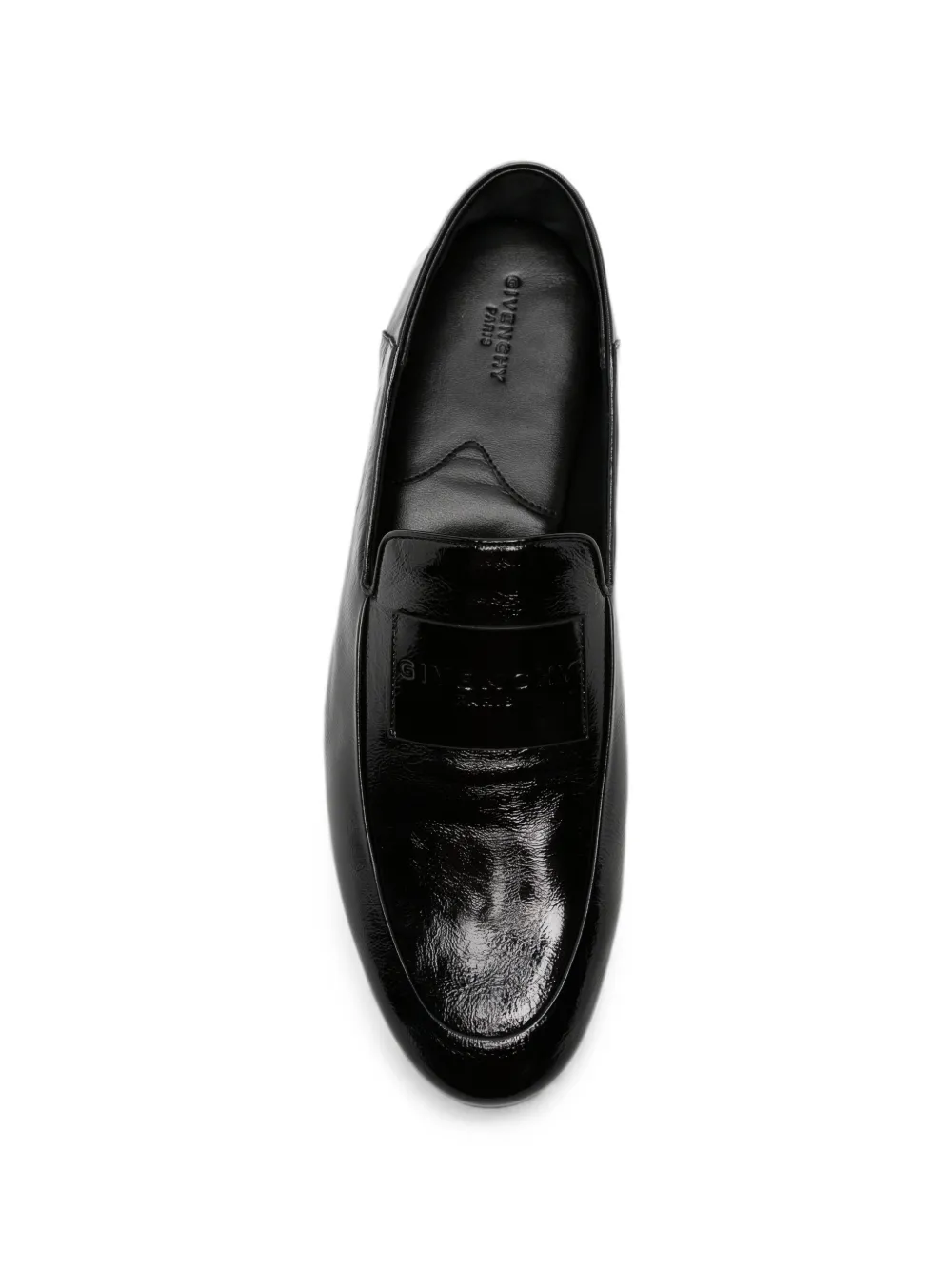 Givenchy Label logo-embossed loafers Zwart